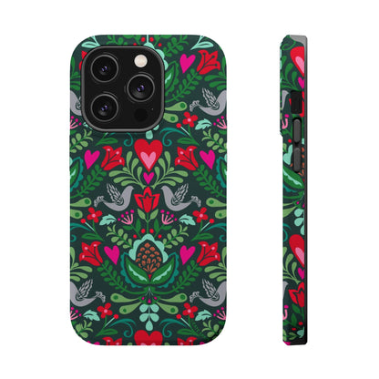 Rosemaling iPhone MagSafe Tough Case iPhone 14 Pro Matte