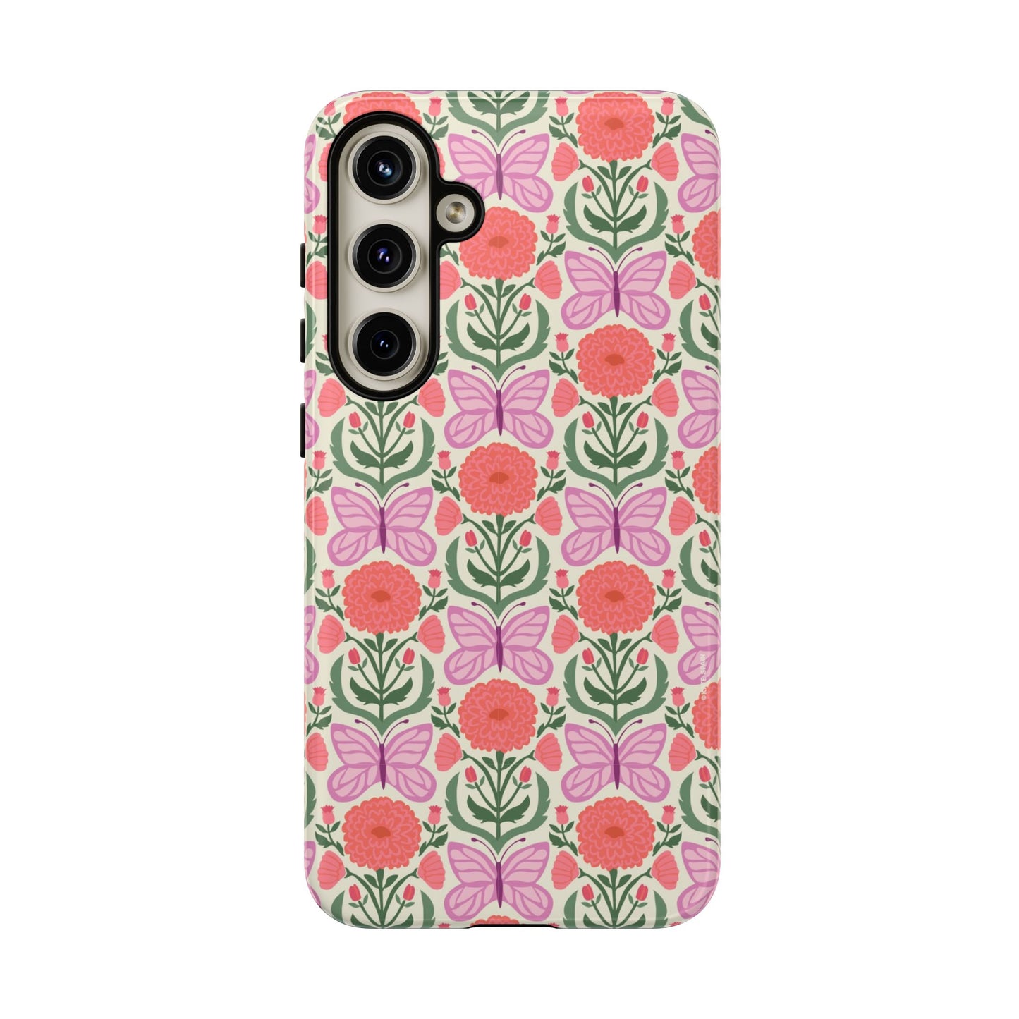 Mariposa Samsung Case - Pink Butterfly Nature Design