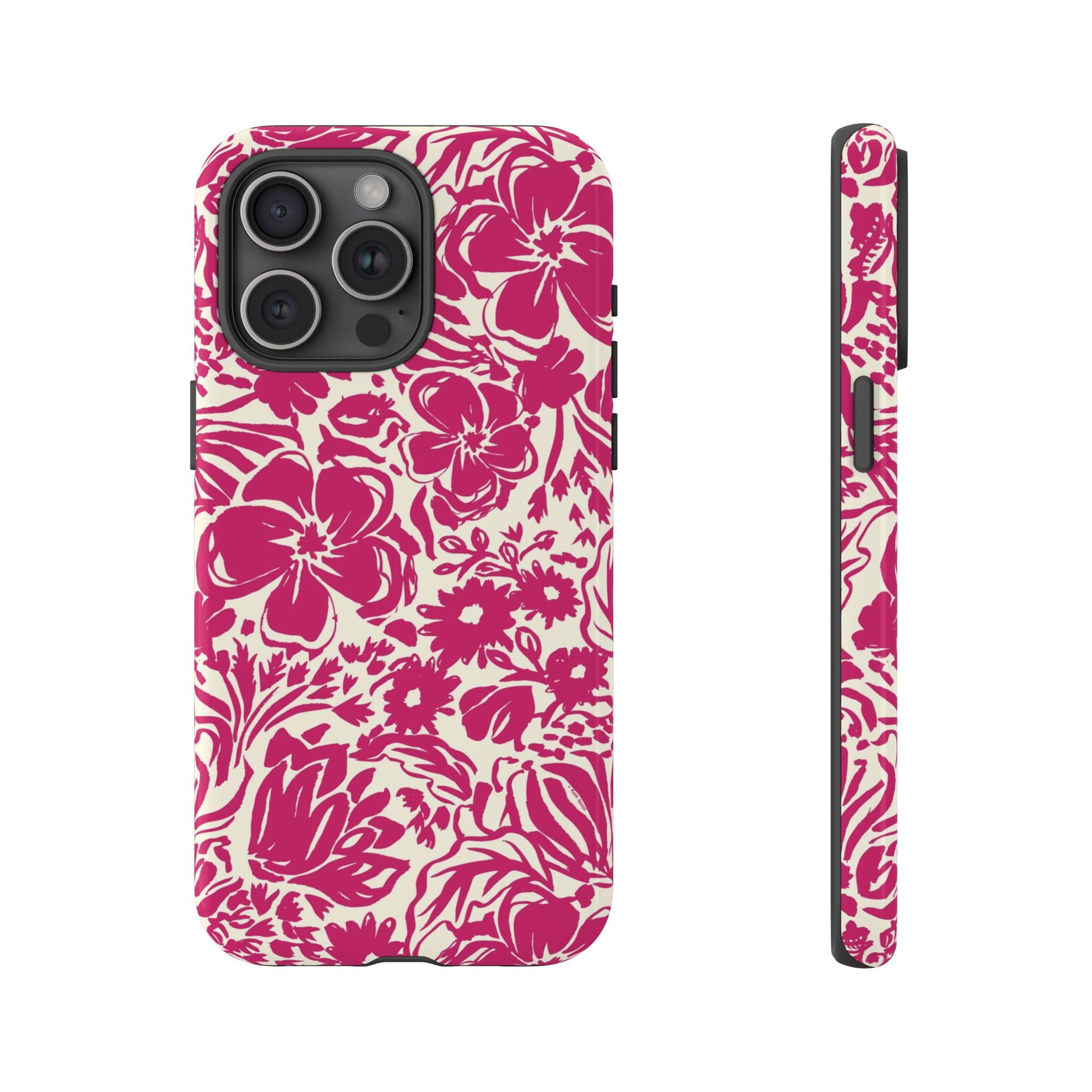 Rhapsody Bright Pink iPhone Case