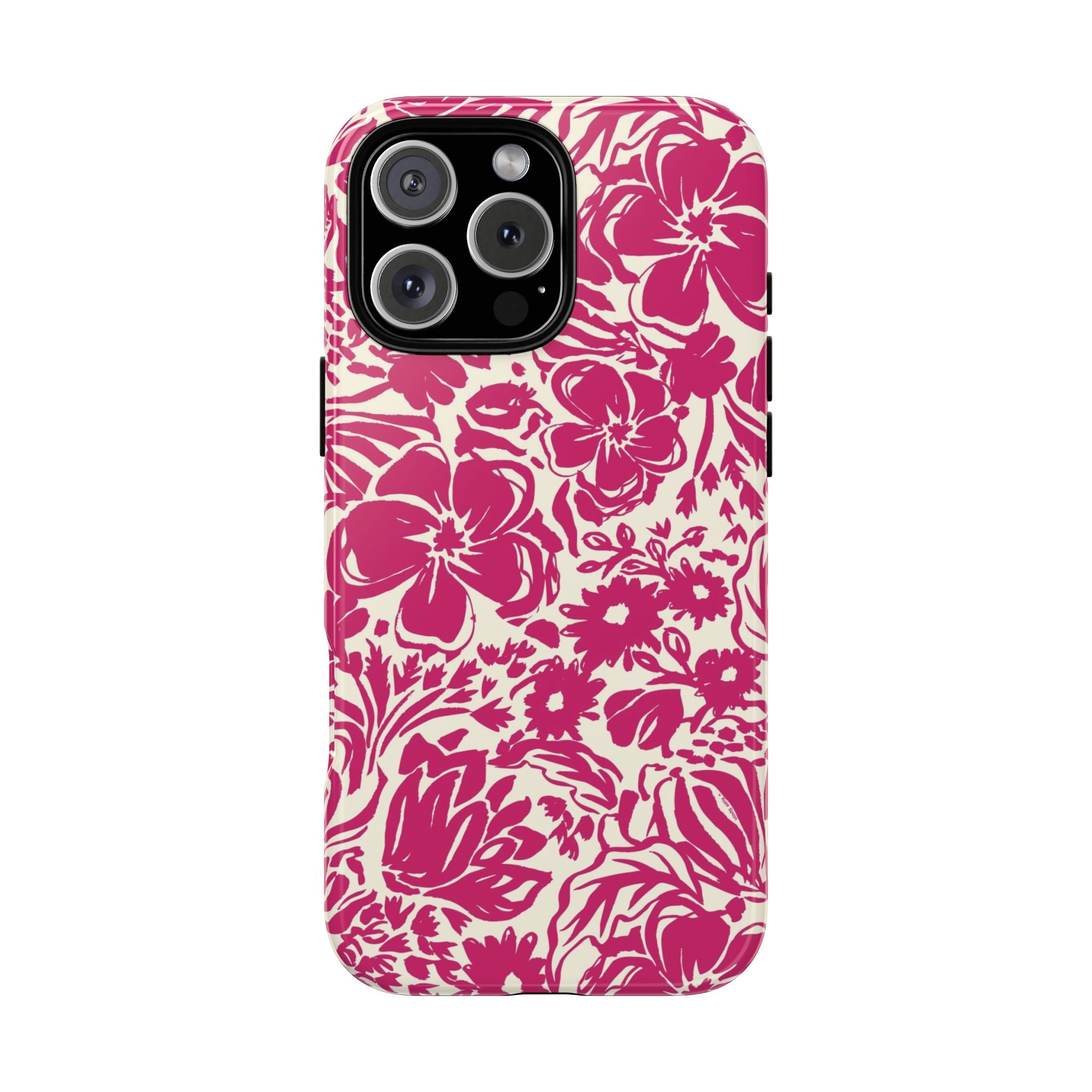 Rhapsody Bright Pink iPhone Case
