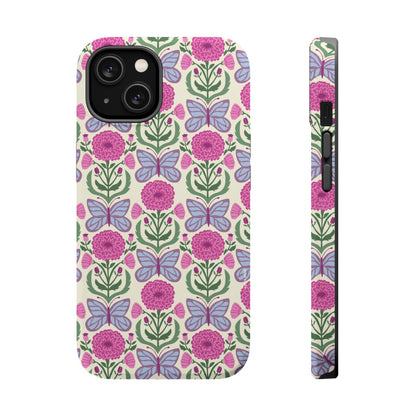 Butterfly MagSafe iPhone Case - Elegant Nature Art