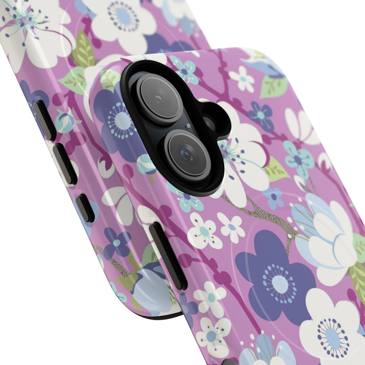 Purple Cherry Blossom MagSafe Case