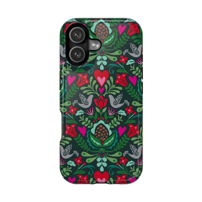 Rosemaling iPhone MagSafe Tough Case