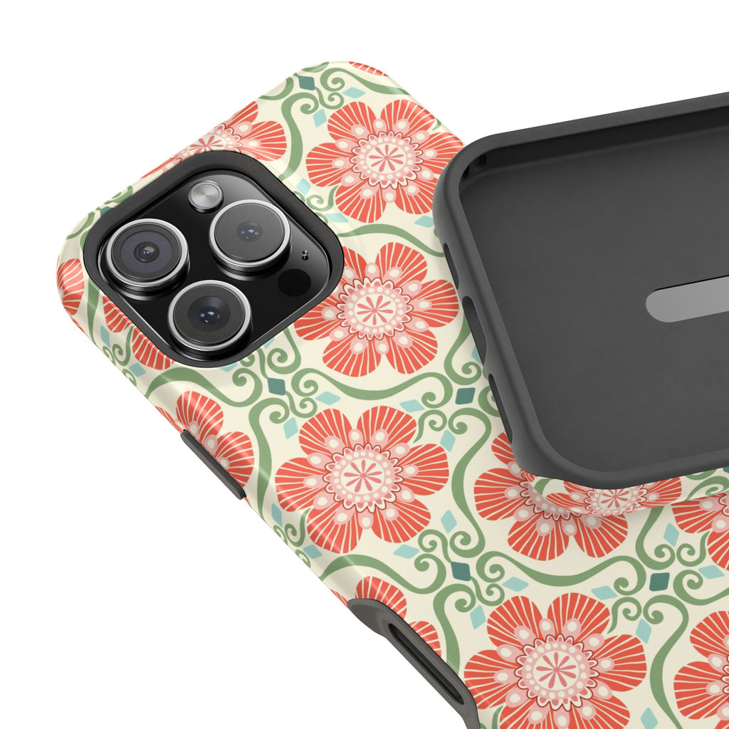 Barcelona Flowers MagSafe iPhone Case