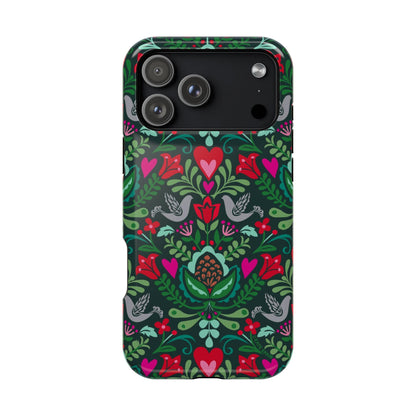 Rosemaling iPhone MagSafe Tough Case