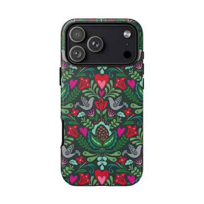 Rosemaling iPhone Tough Case