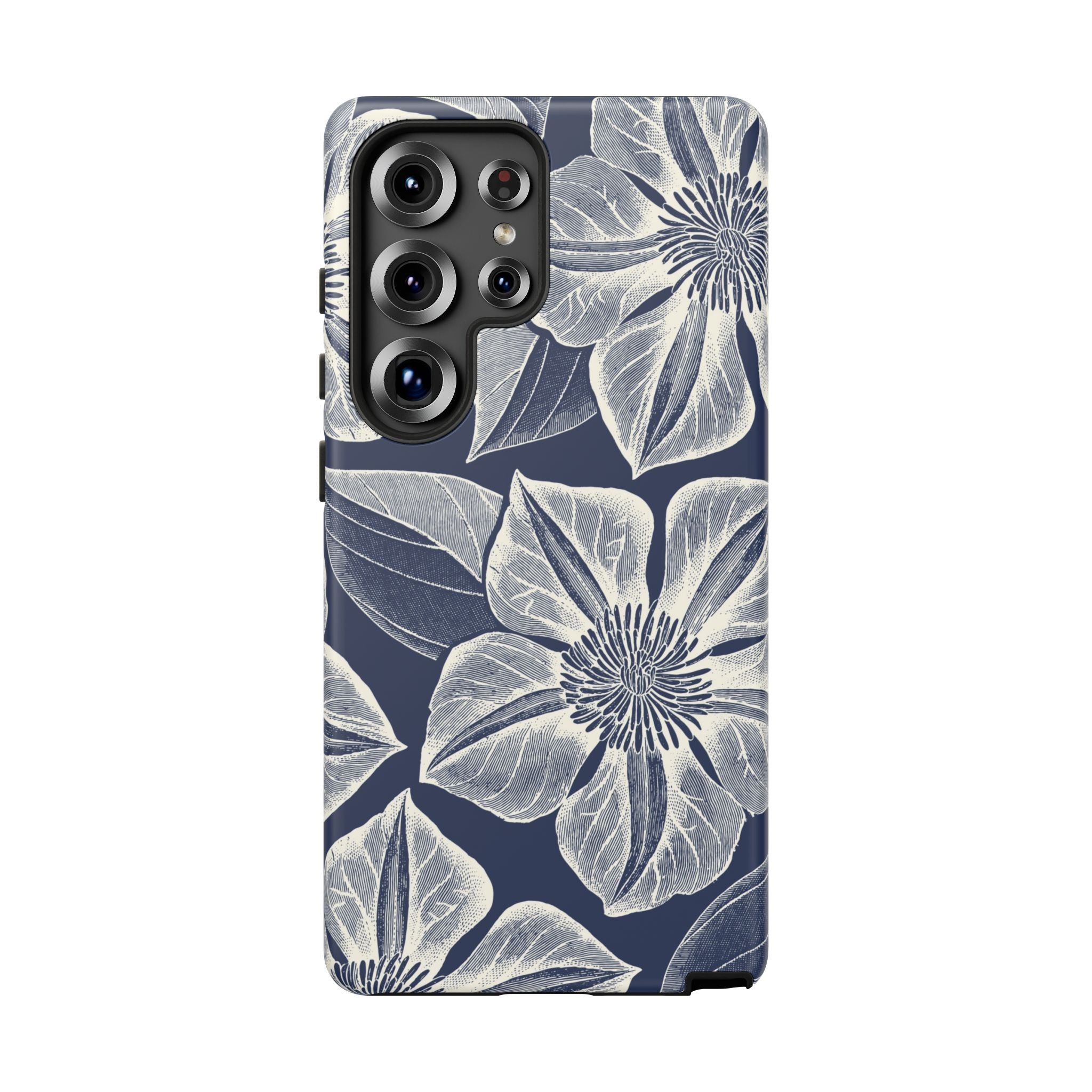 Vintage Bloom Navy Samsung Case