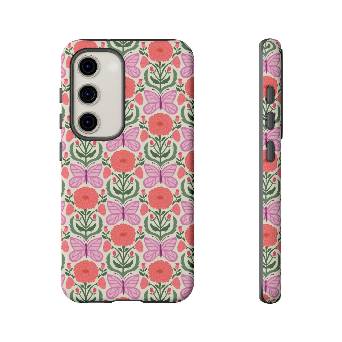 Mariposa Samsung Case - Pink Butterfly Nature Design