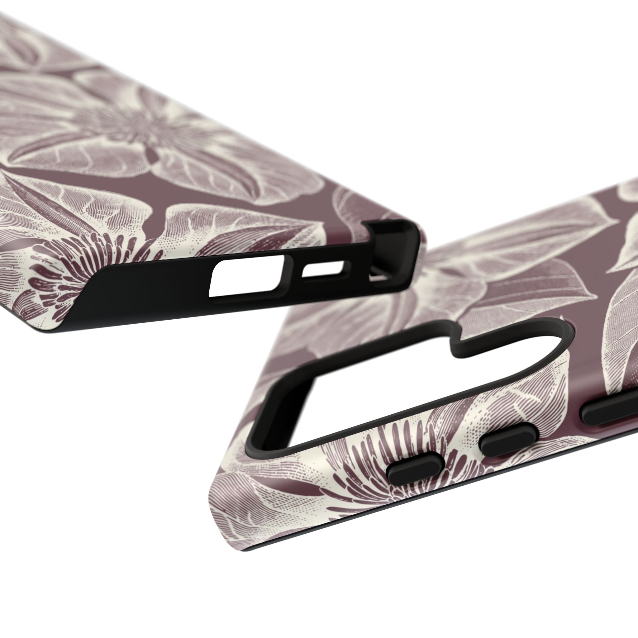 Vintage Bloom Burgundy Samsung Case