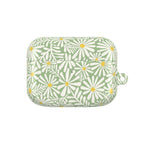 Montauk Daisy Meadow Green AirPods Case