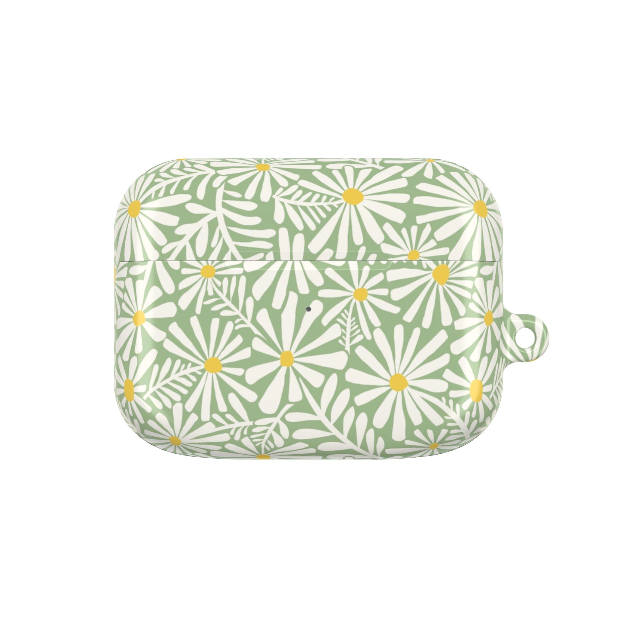 Montauk Daisy Meadow Green AirPods Case