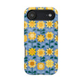 Sunflowers MagSafe tough case for iPhone 17 Air - glossy vibrant yellow sunflower design