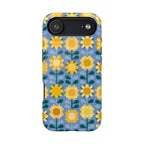 Sunflowers MagSafe tough case for iPhone 17 Air - glossy vibrant yellow sunflower design
