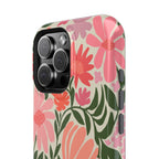 Botanica MagSafe iPhone 16 Pro Max Case – Glossy | side profile with button and port cutouts and camera visible