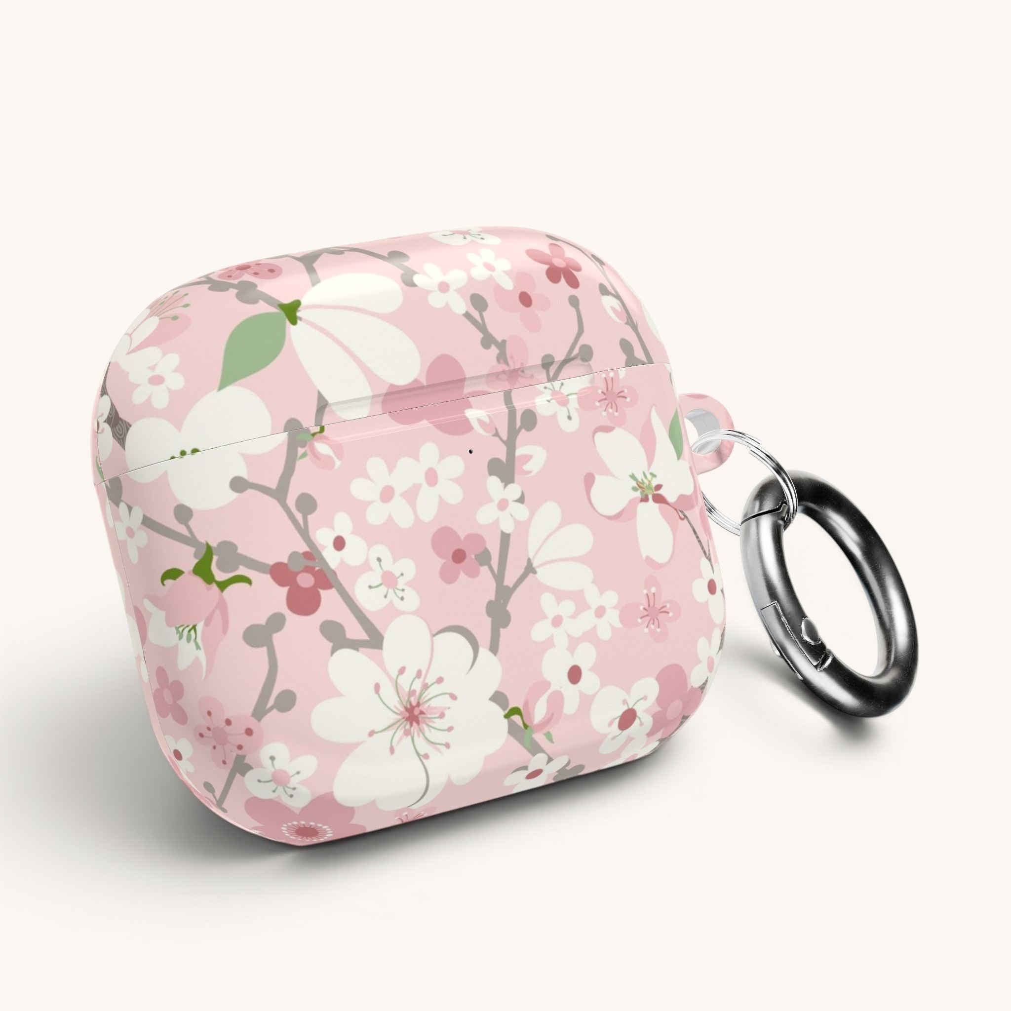 Pink Cherry Blossom AirPods Case