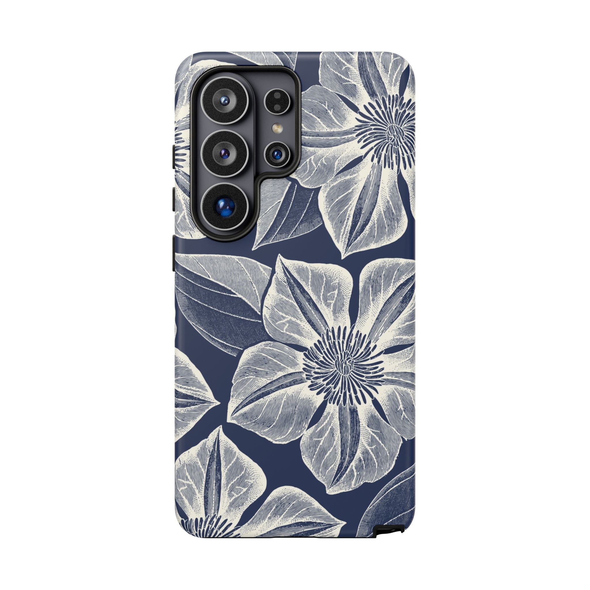 Vintage Bloom Navy Samsung Case