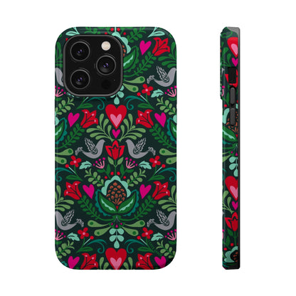 Rosemaling iPhone MagSafe Tough Case