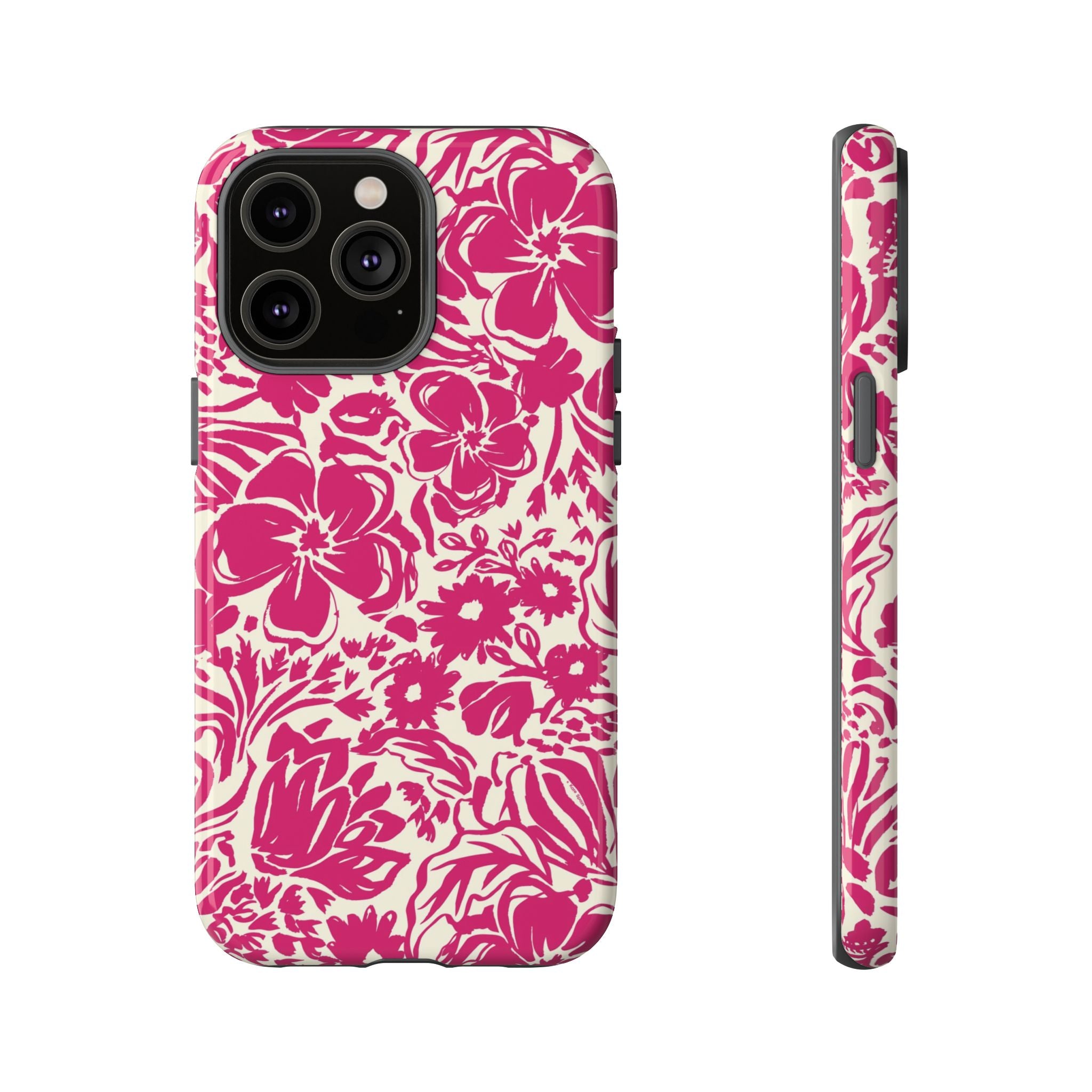 Rhapsody Bright Pink iPhone Case