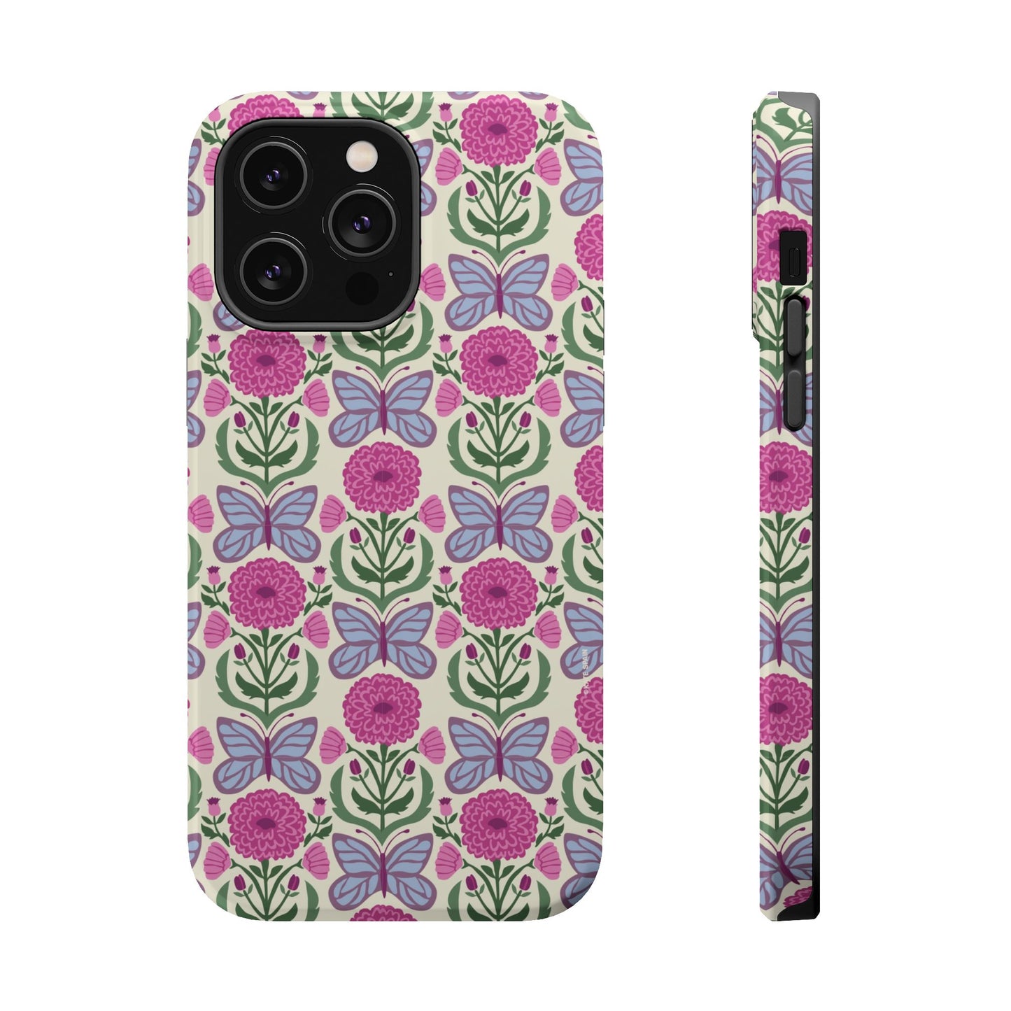 Butterfly MagSafe iPhone Case - Elegant Nature Art