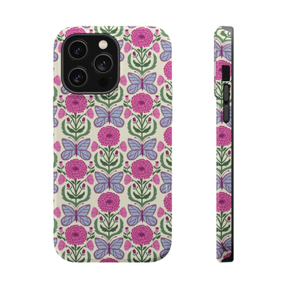 Butterfly MagSafe iPhone Case - Elegant Nature Art