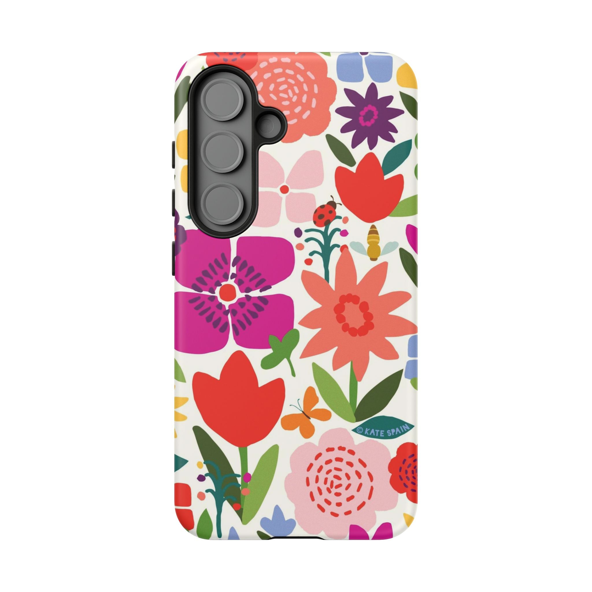Happy Blooms Samsung Tough Case Samsung Galaxy S25 Matte
