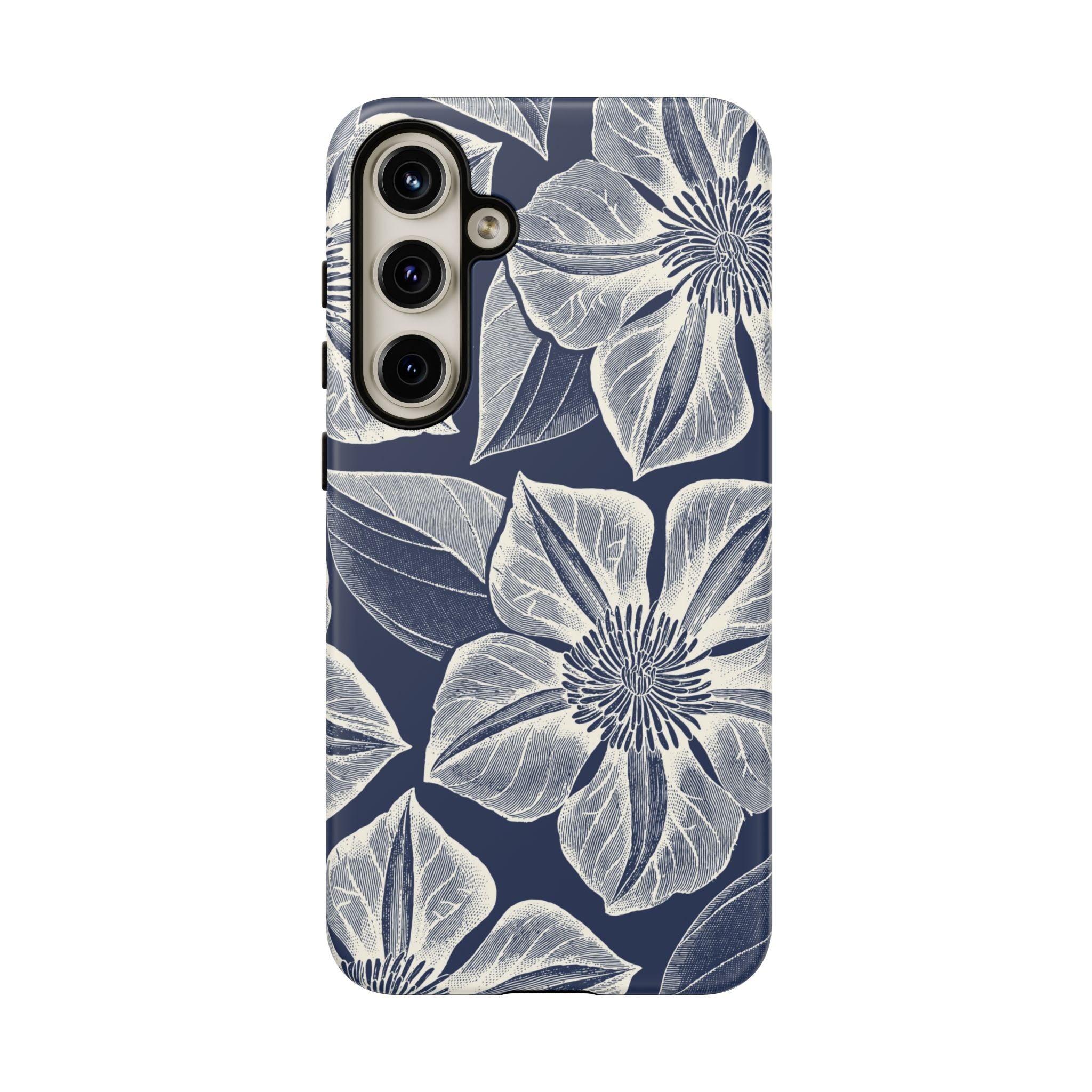 Vintage Bloom Navy Samsung Case