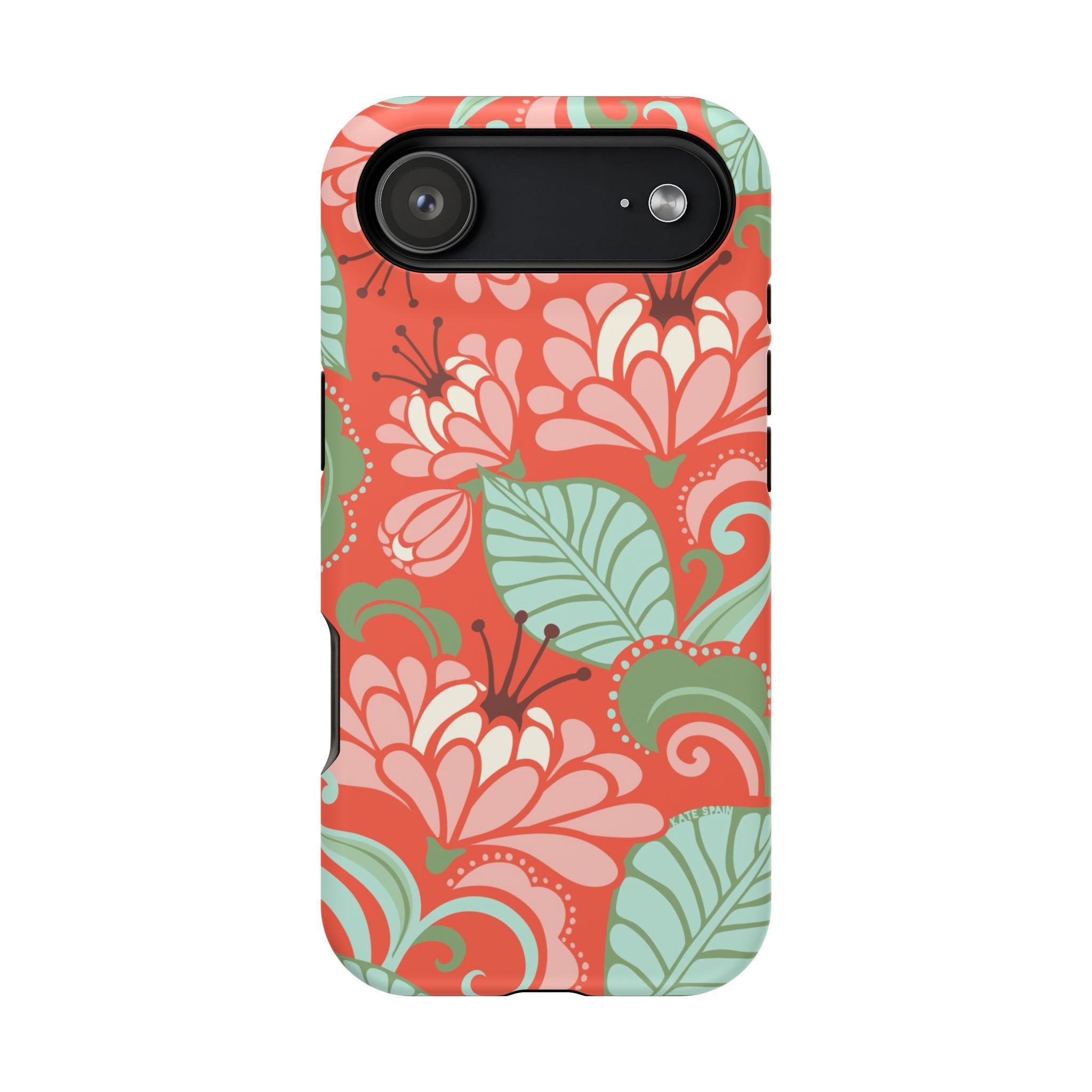 iPhone 17 Air MagSafe case with Sarabande floral pattern in matte finish