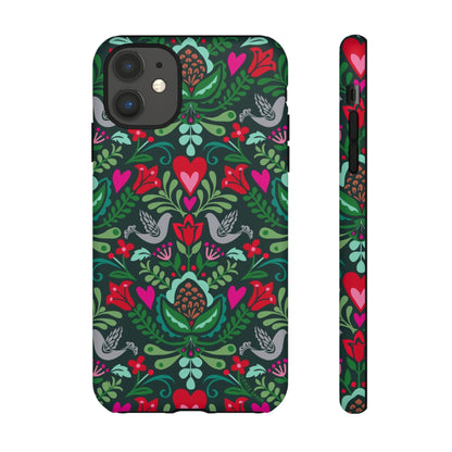 Rosemaling iPhone Tough Case iPhone 11 Matte