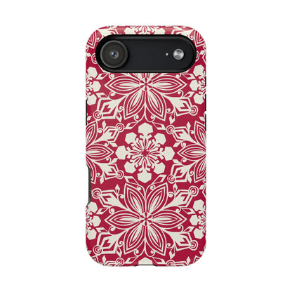 Snowfall Paper Cut Snowflake MagSafe Tough Case