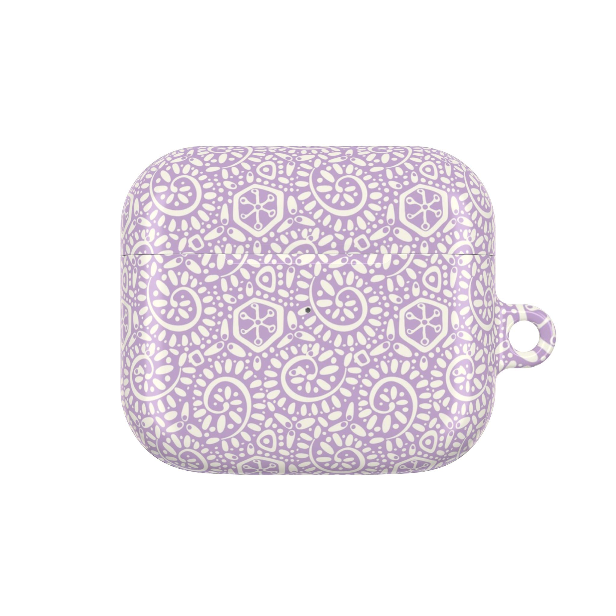 Canto Swirl Pastel Lavender AirPods Case