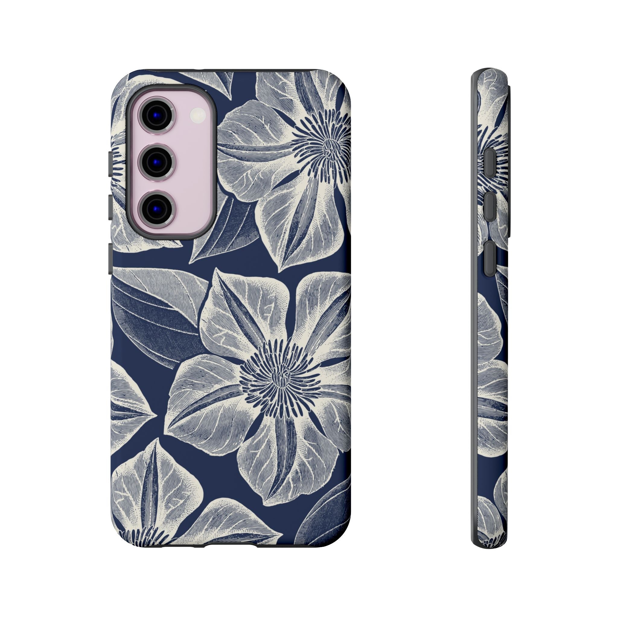 Vintage Bloom Navy Samsung Case