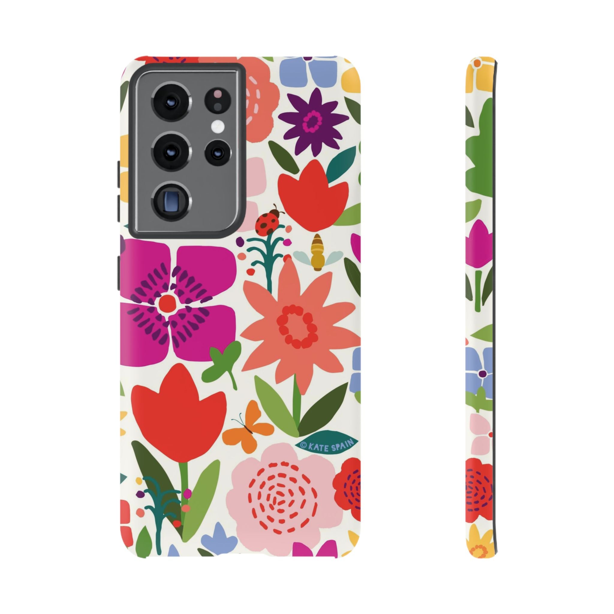 Happy Blooms Samsung Tough Case Samsung Galaxy S21 Ultra Matte