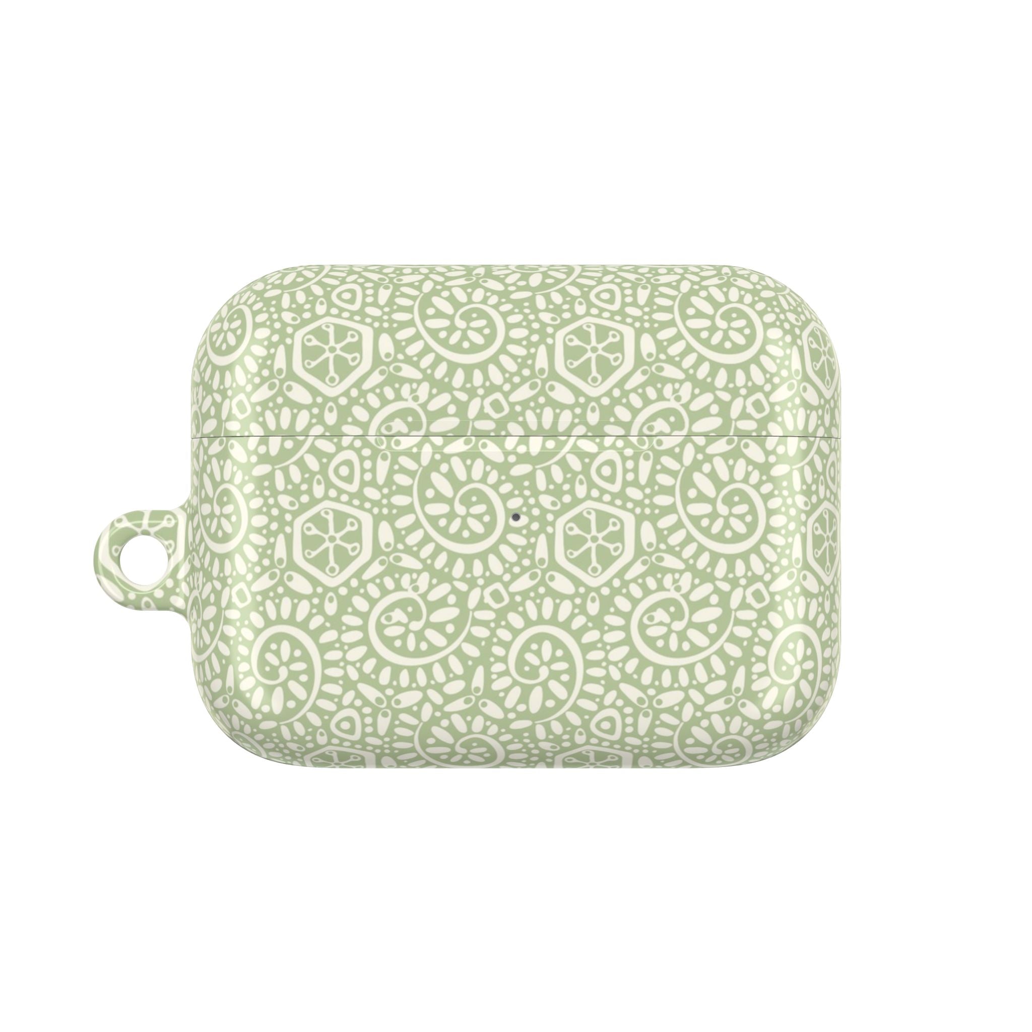 Canto Swirls Pastel Sage AirPods Case