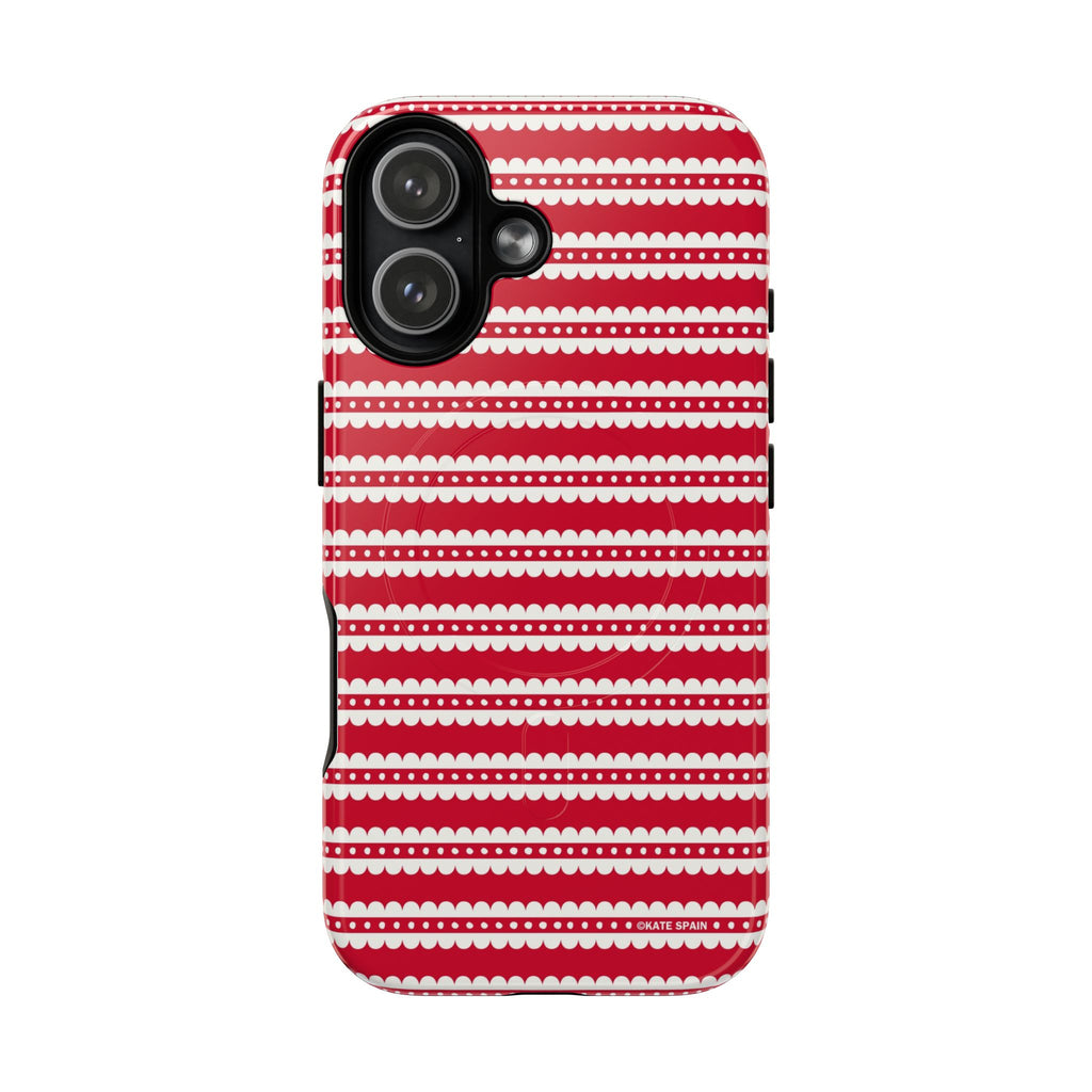 Candy Cane Stripe MagSafe iPhone Case