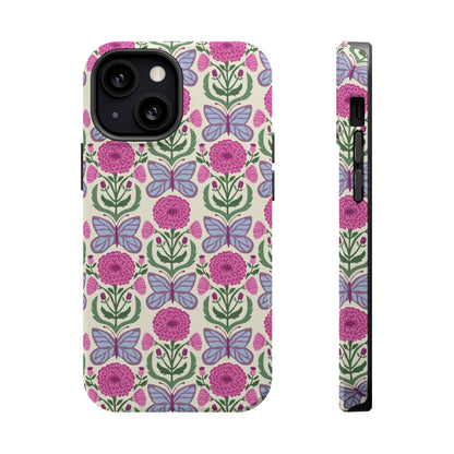 Butterfly MagSafe iPhone Case - Elegant Nature Art