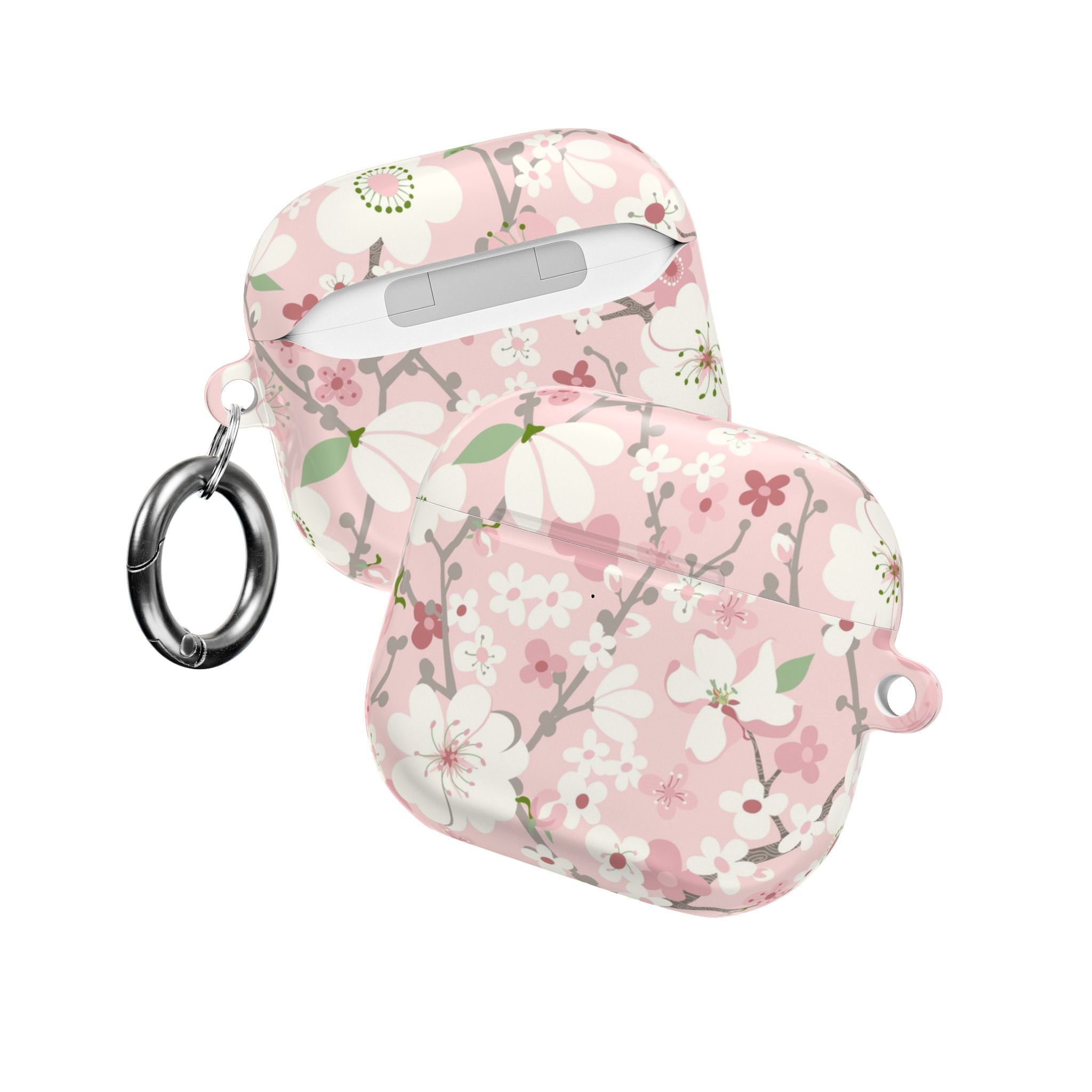 Pink Cherry Blossom AirPods Case