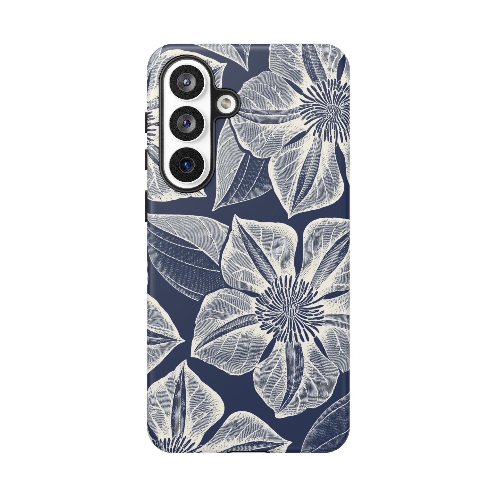 Vintage Bloom Navy Samsung Case