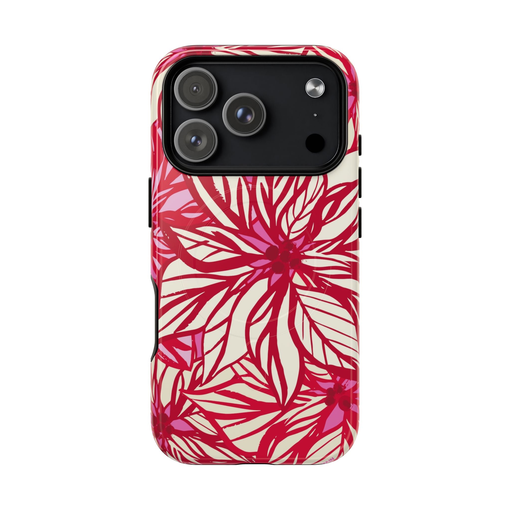 Poinsettia MagSafe iPhone Case