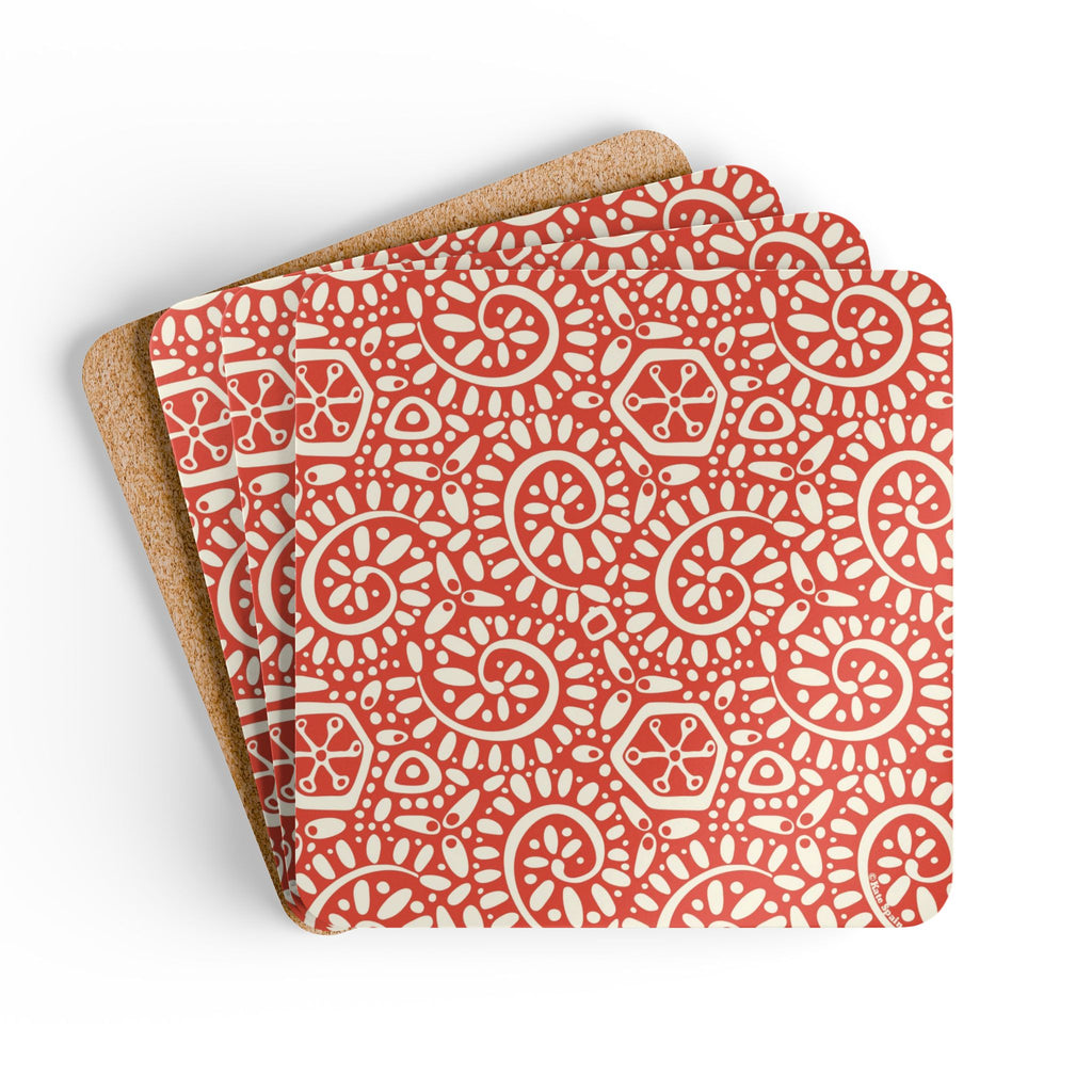 Canto Mandarin Cork Coaster Set