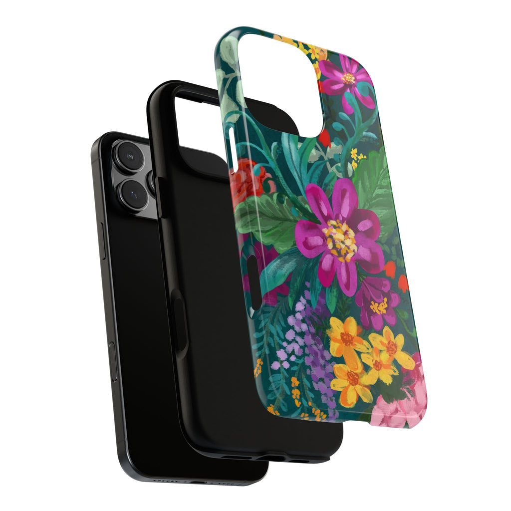 Posy Tough iPhone 16 Pro Max Case – exploded side view showing dual-layer construction