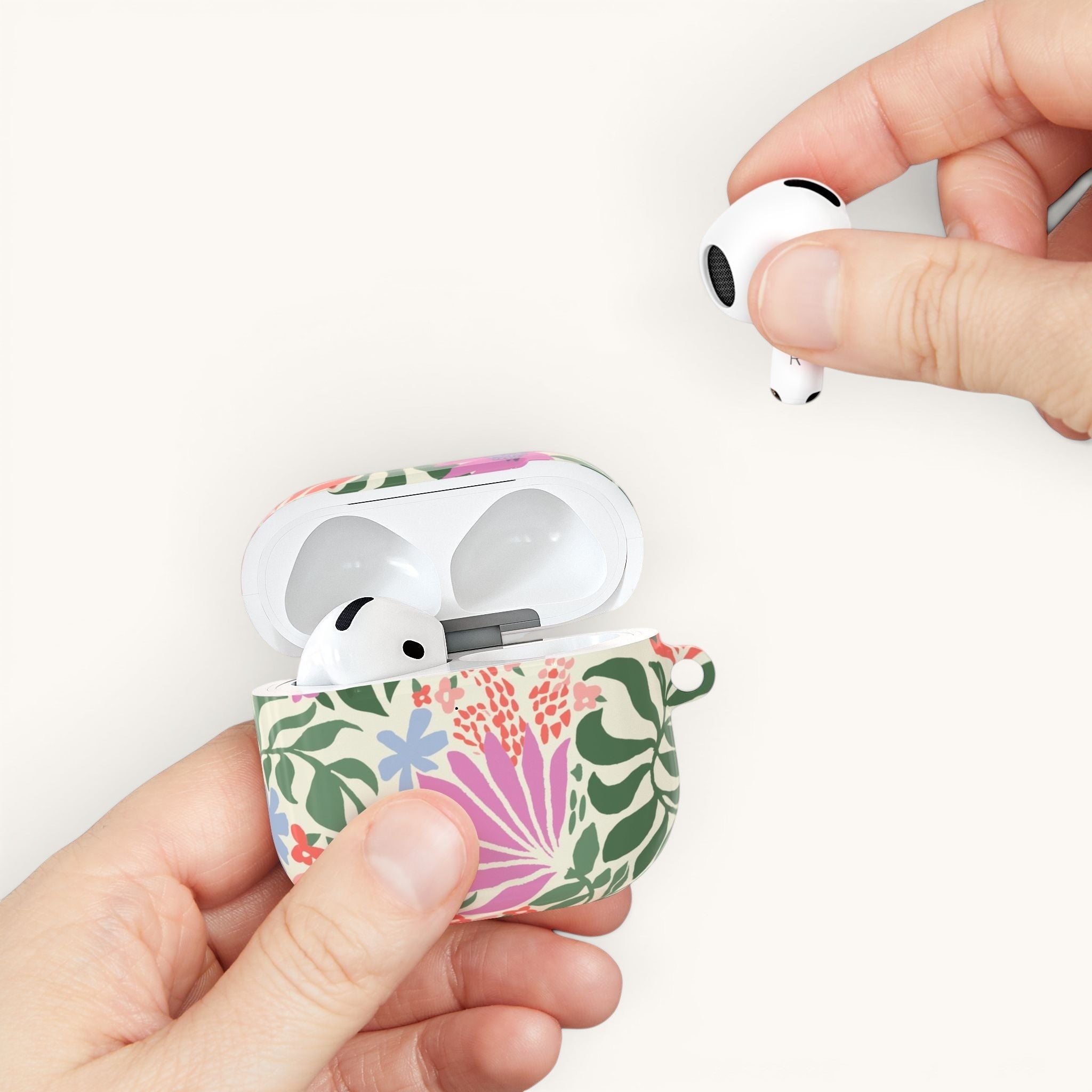 Botanica Pastel Flowers AirPods Case