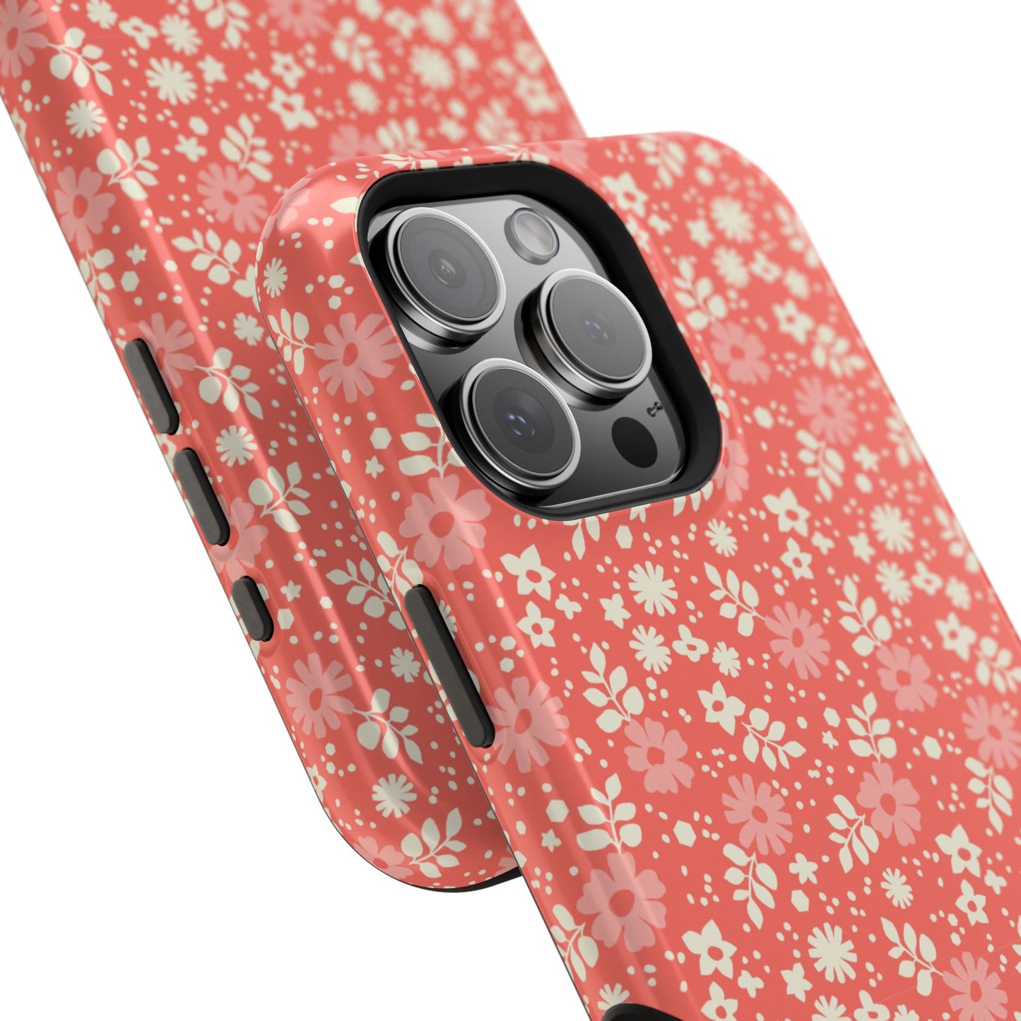Petaline Floral Daisy Coral MagSafe Case
