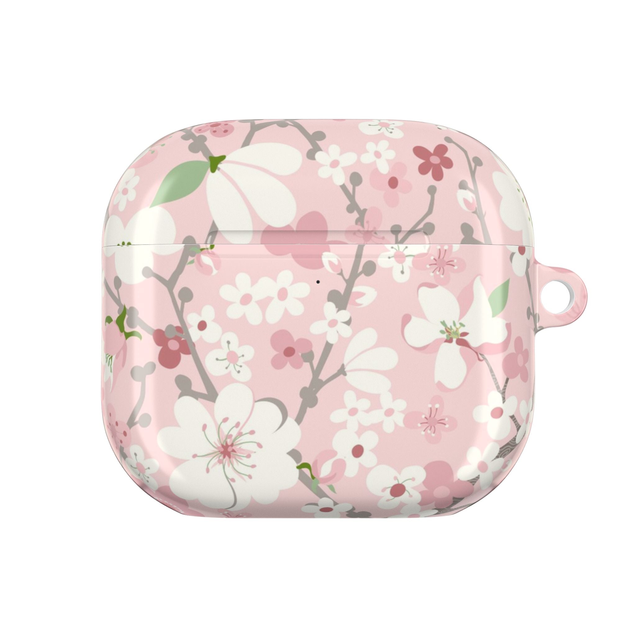 Pink Cherry Blossom AirPods Case