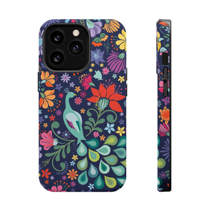Peacock Sanctuary iPhone MagSafe Tough Case iPhone 13 Pro Matte