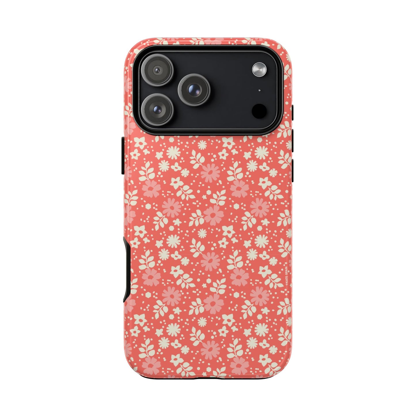 Petaline Floral Daisy Coral iPhone Tough Case