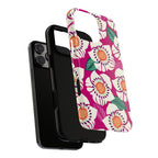 Panache Rose Tough iPhone 16 Pro Max Case – exploded side view showing dual-layer construction