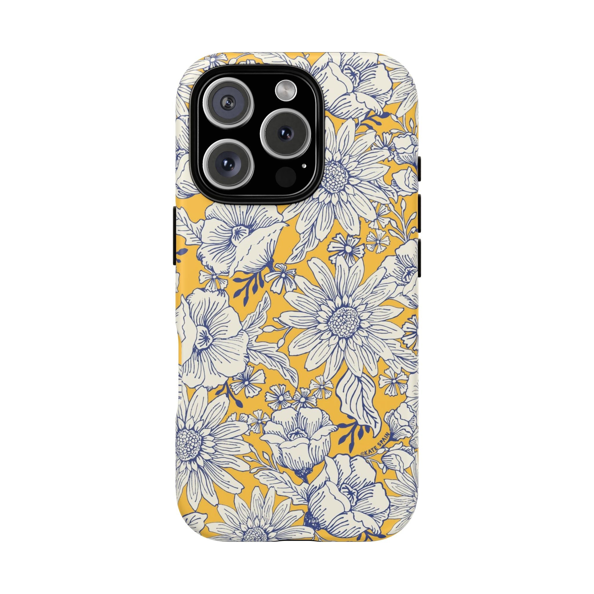 iPhone 16 Pro case with Jardin floral pattern in matte finish