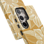 Vintage Bloom Gold Samsung Case