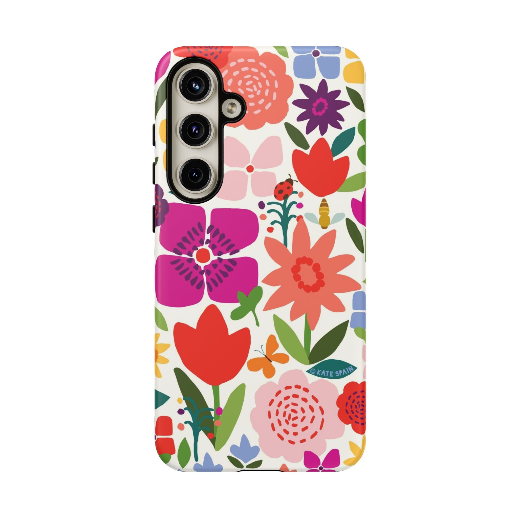 Happy Blooms Samsung Tough Case Samsung Galaxy S24 Plus Matte
