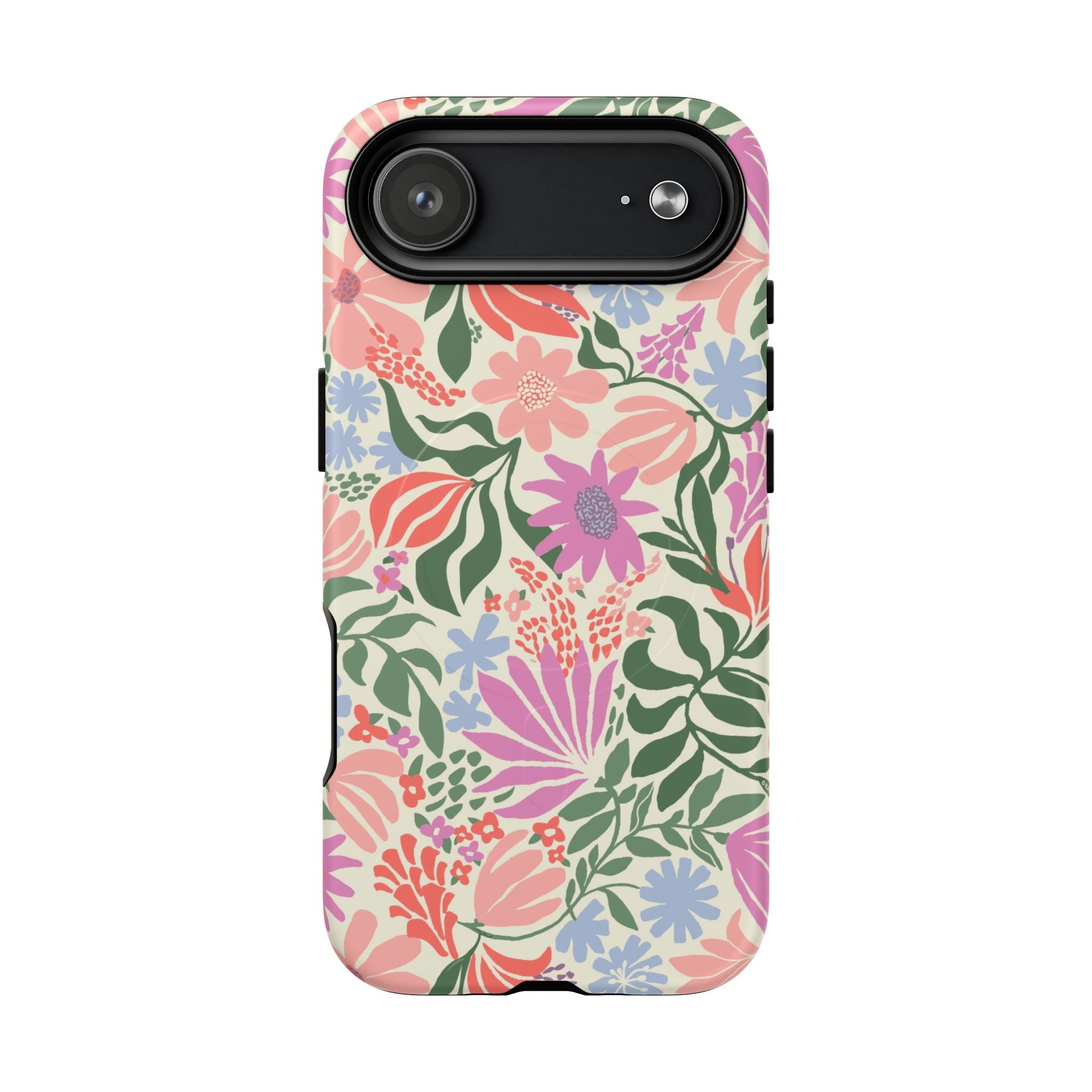 Botanica Pastel MagSafe iPhone 17 Air Case – Matte | blush, lavender, sage pastel botanical wildflower print